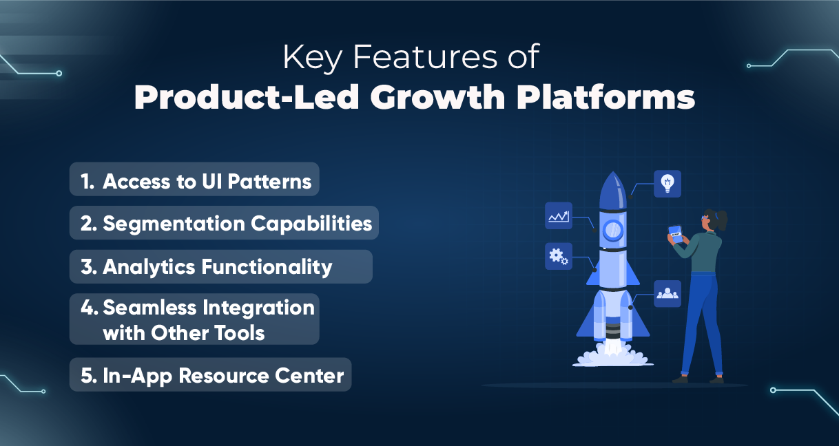 features of product led growth platforms